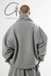 HED MAYNER wide -necked sweatshirts AW22_T73_GRY/JRY